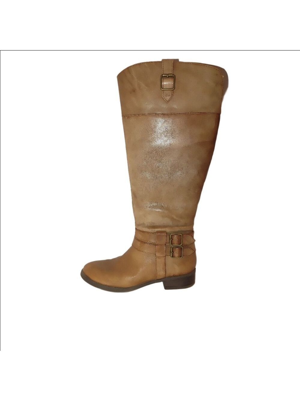 INC International Concepts Frankii Leather Boots Size 8